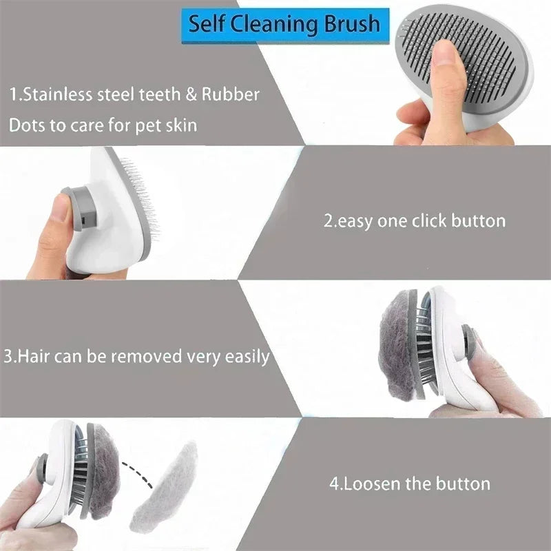 Self Cleaning Pet Comb