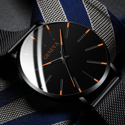 SleekSteel Men's Watch